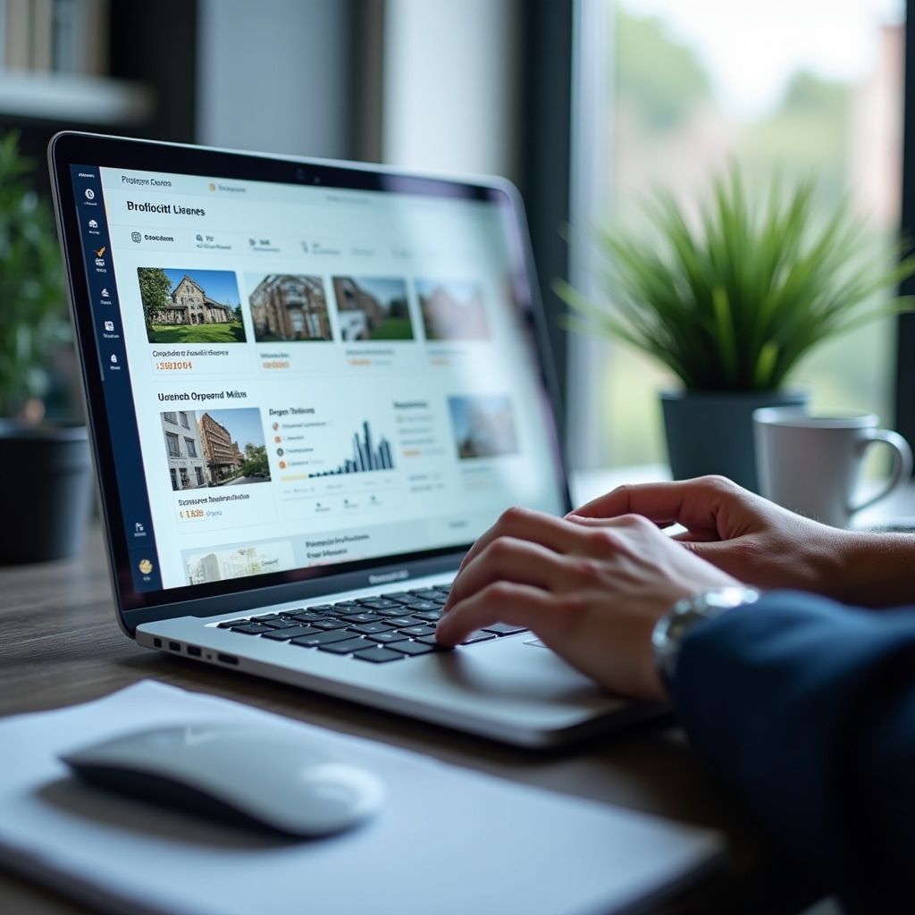 Digital platform interface for real estate crowdlending